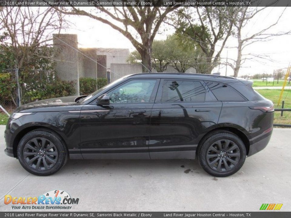 2018 Land Rover Range Rover Velar R Dynamic SE Santorini Black Metallic / Ebony Photo #11