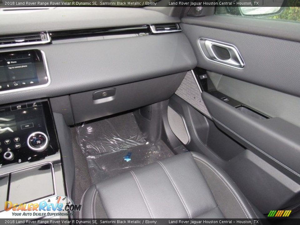 2018 Land Rover Range Rover Velar R Dynamic SE Santorini Black Metallic / Ebony Photo #15