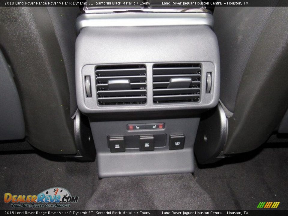 2018 Land Rover Range Rover Velar R Dynamic SE Santorini Black Metallic / Ebony Photo #16