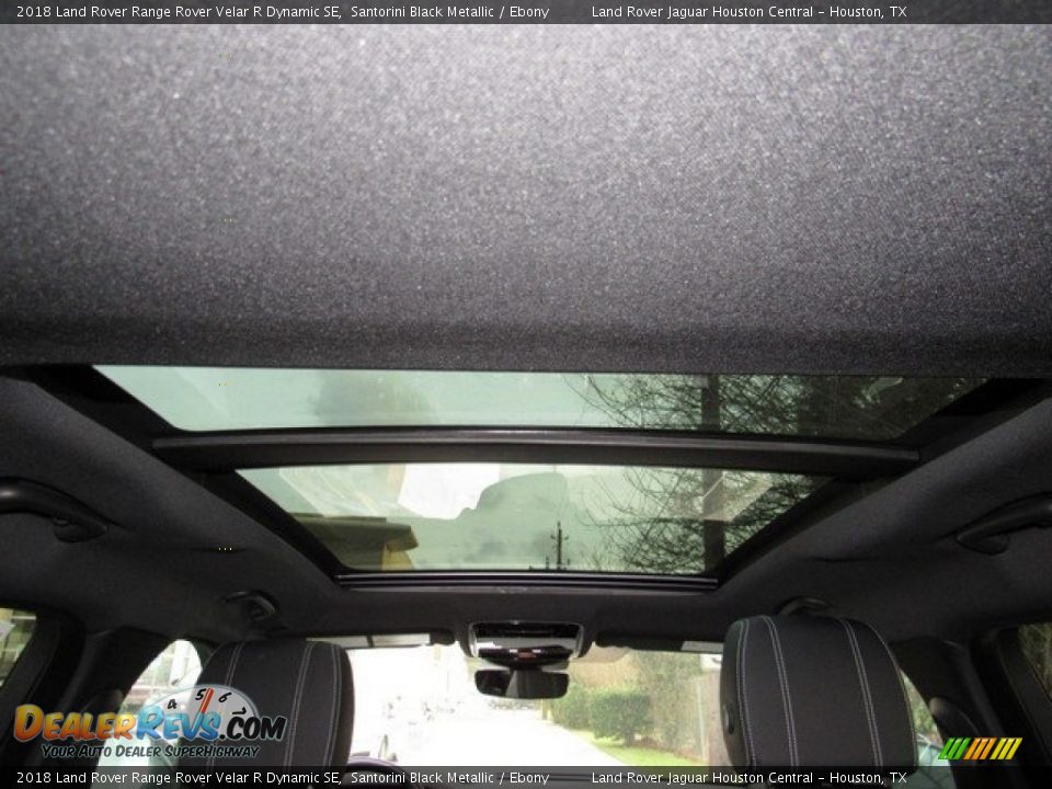 2018 Land Rover Range Rover Velar R Dynamic SE Santorini Black Metallic / Ebony Photo #18