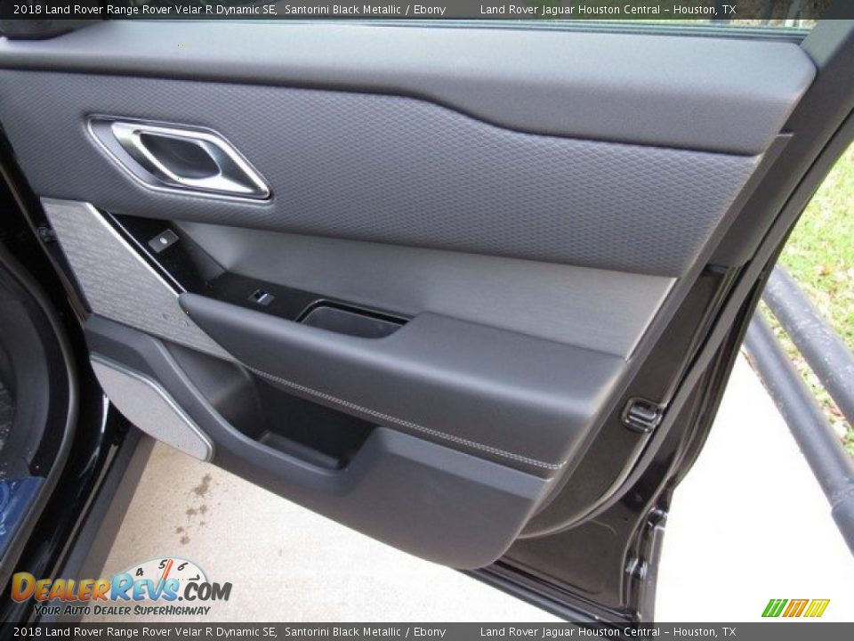 2018 Land Rover Range Rover Velar R Dynamic SE Santorini Black Metallic / Ebony Photo #20