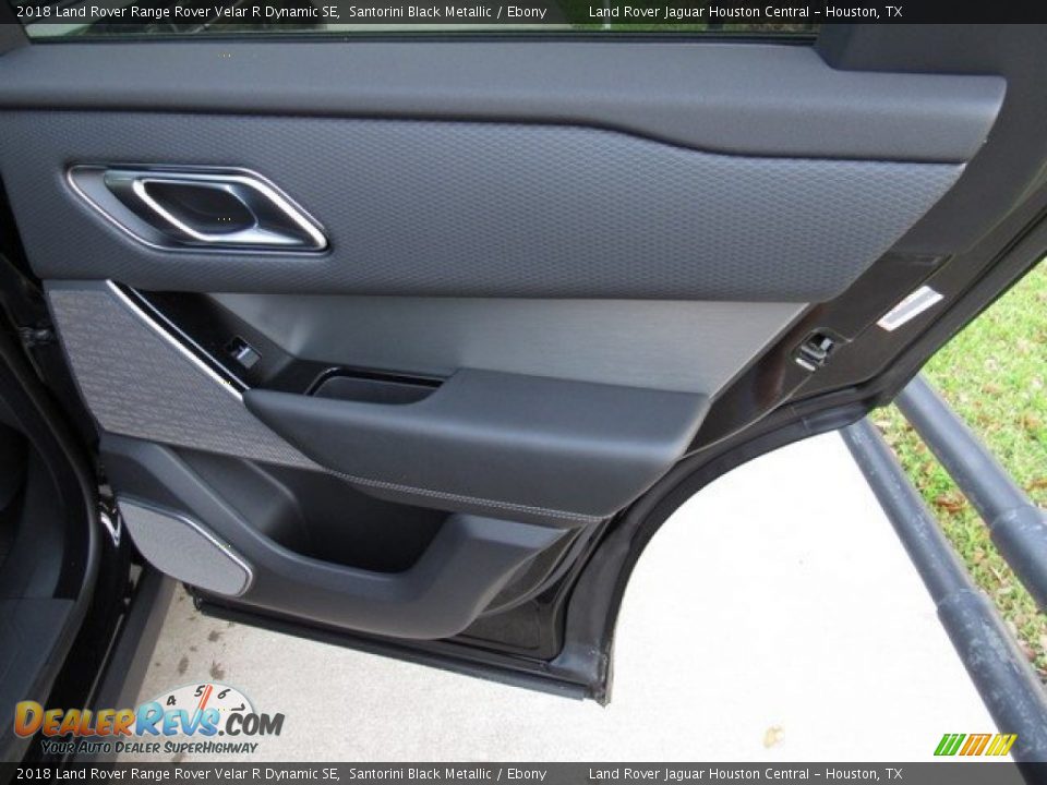 2018 Land Rover Range Rover Velar R Dynamic SE Santorini Black Metallic / Ebony Photo #21