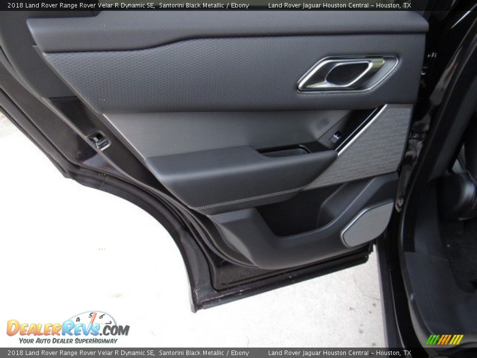 2018 Land Rover Range Rover Velar R Dynamic SE Santorini Black Metallic / Ebony Photo #22