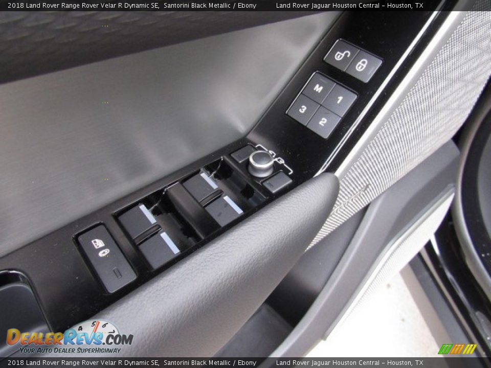 2018 Land Rover Range Rover Velar R Dynamic SE Santorini Black Metallic / Ebony Photo #24