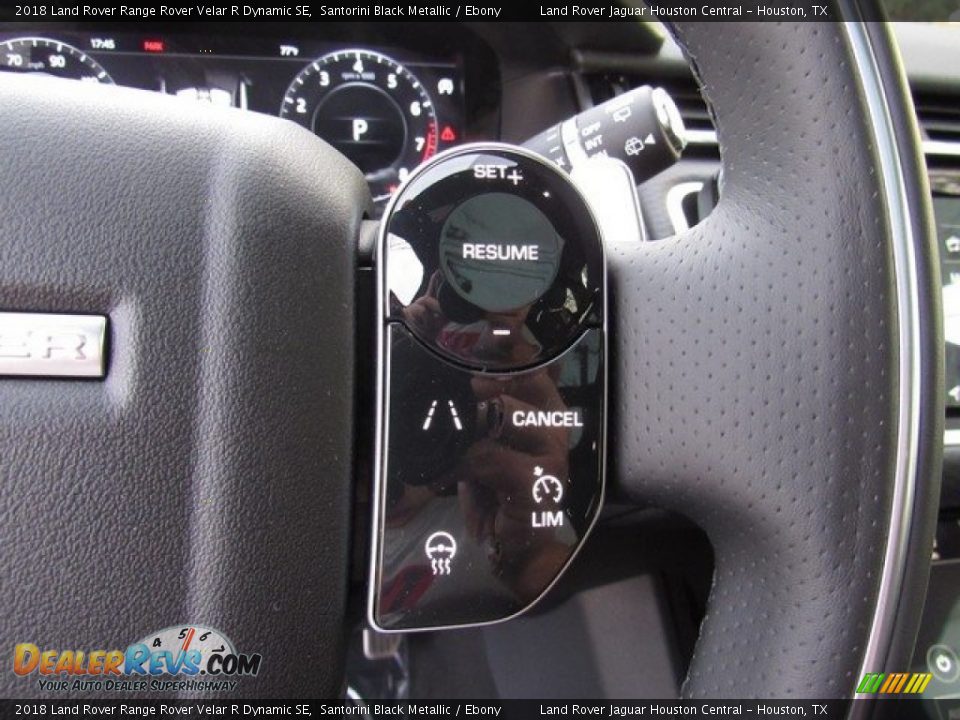 2018 Land Rover Range Rover Velar R Dynamic SE Santorini Black Metallic / Ebony Photo #28