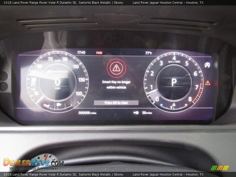2018 Land Rover Range Rover Velar R Dynamic SE Santorini Black Metallic / Ebony Photo #29