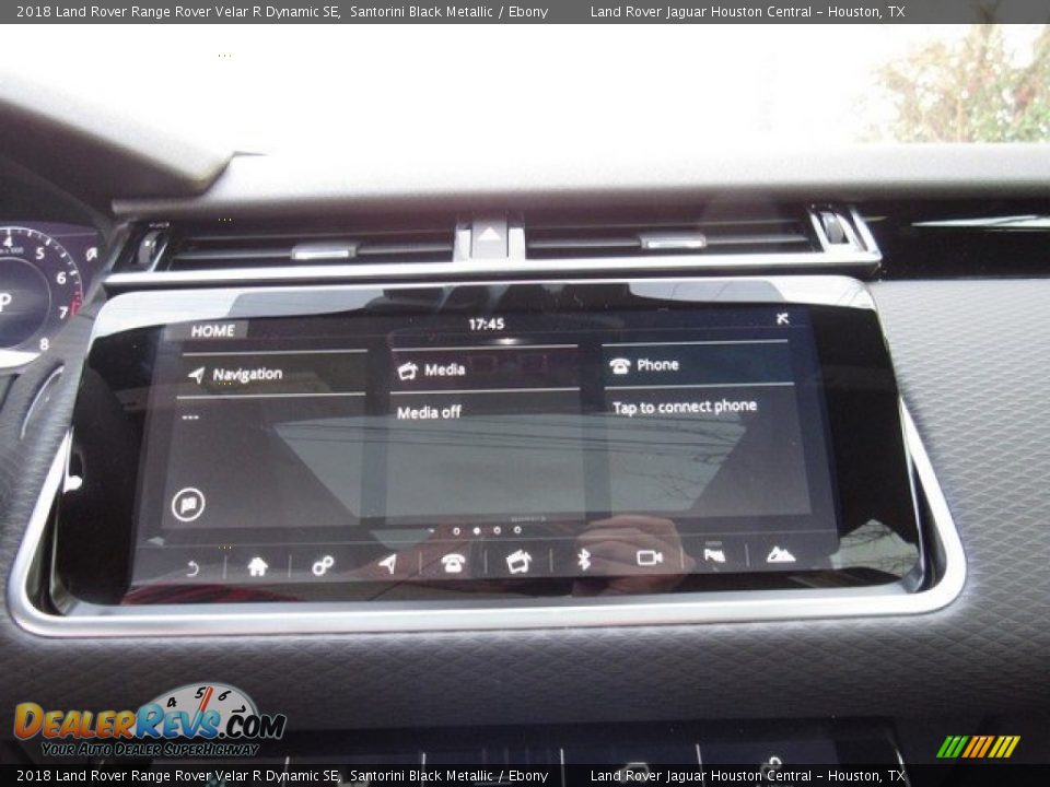 2018 Land Rover Range Rover Velar R Dynamic SE Santorini Black Metallic / Ebony Photo #30
