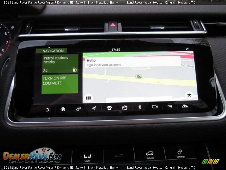 2018 Land Rover Range Rover Velar R Dynamic SE Santorini Black Metallic / Ebony Photo #31