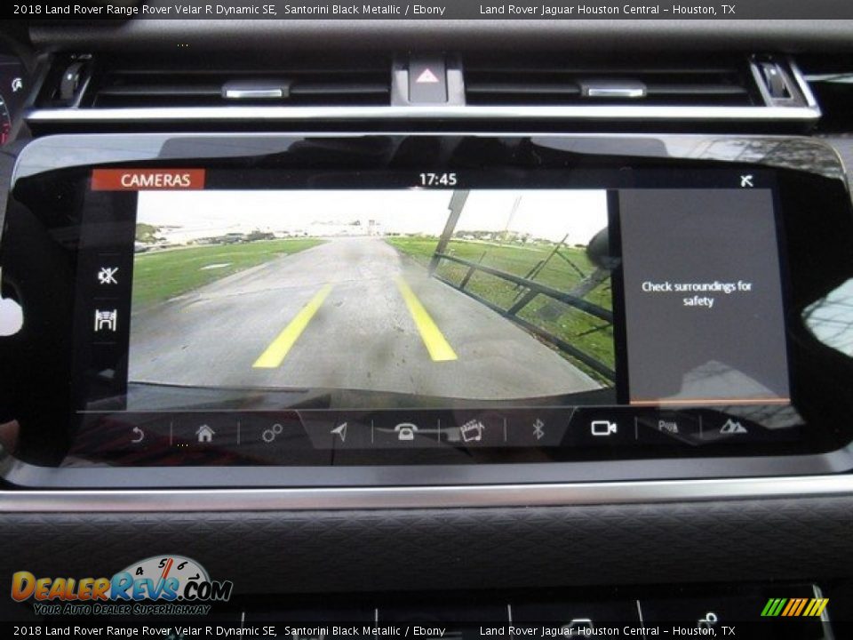 2018 Land Rover Range Rover Velar R Dynamic SE Santorini Black Metallic / Ebony Photo #32