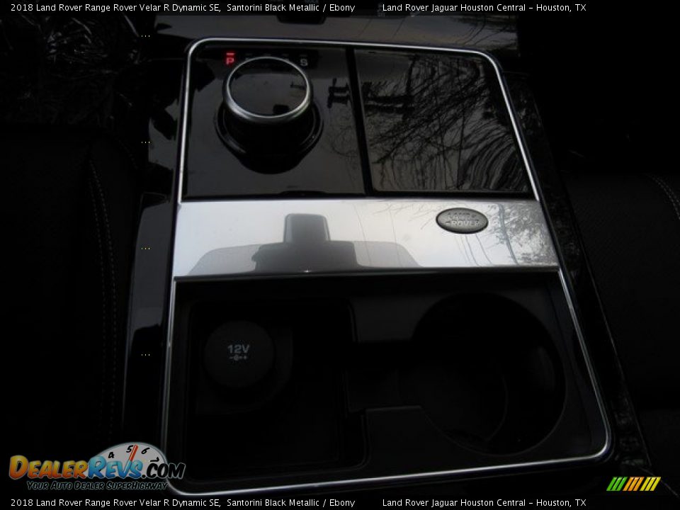 2018 Land Rover Range Rover Velar R Dynamic SE Santorini Black Metallic / Ebony Photo #35