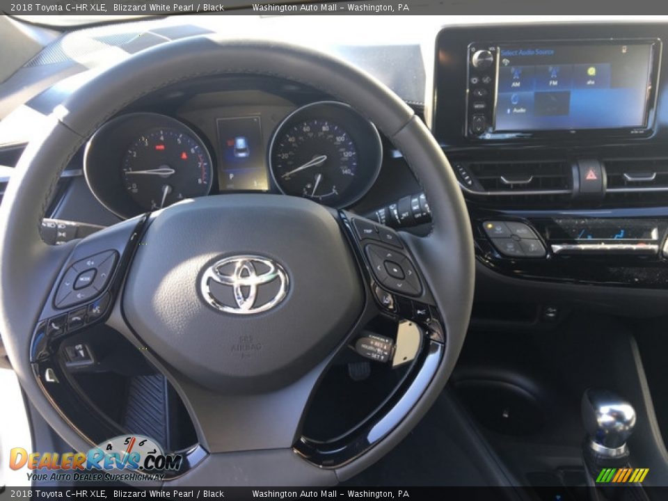 2018 Toyota C-HR XLE Blizzard White Pearl / Black Photo #13