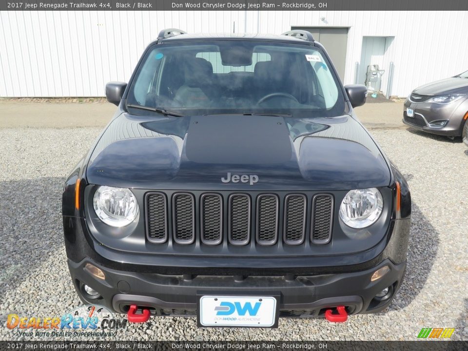 2017 Jeep Renegade Trailhawk 4x4 Black / Black Photo #6