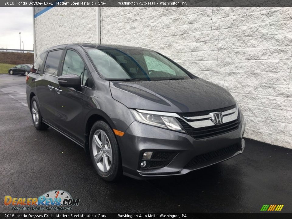 2018 Honda Odyssey EX-L Modern Steel Metallic / Gray Photo #1