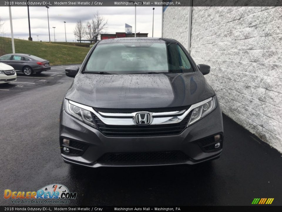 2018 Honda Odyssey EX-L Modern Steel Metallic / Gray Photo #2