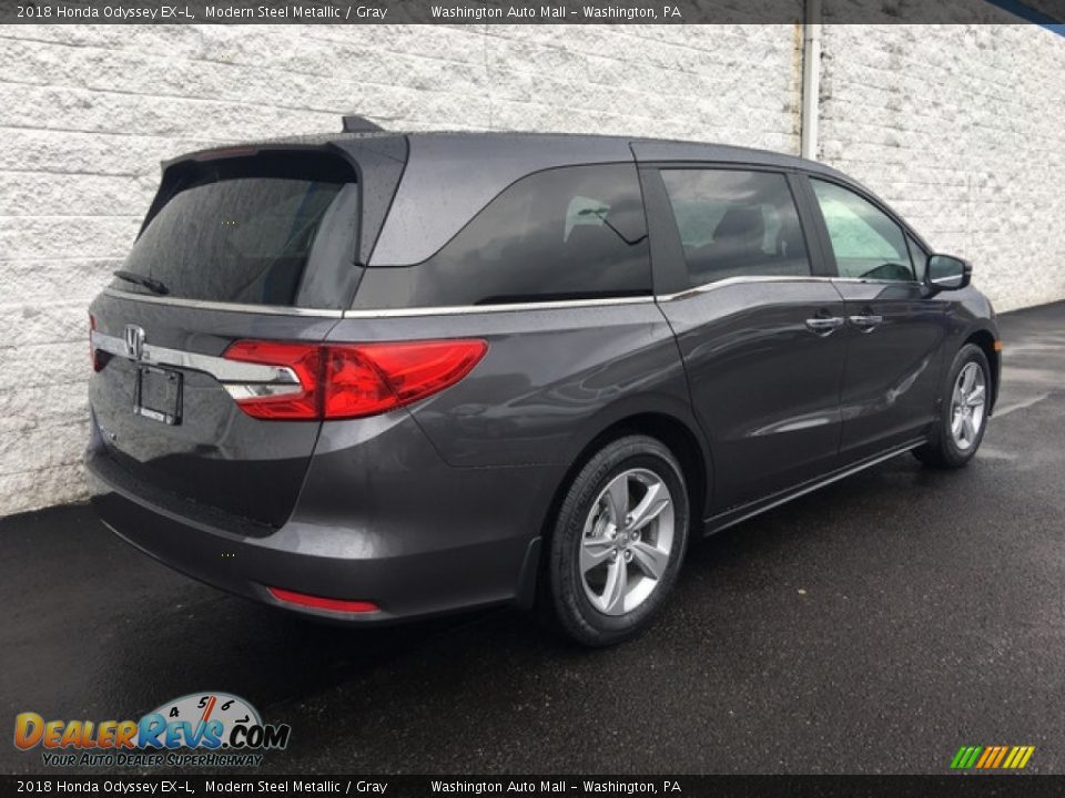 2018 Honda Odyssey EX-L Modern Steel Metallic / Gray Photo #4