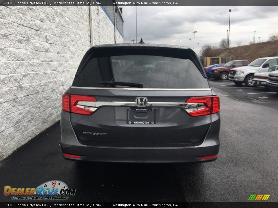 2018 Honda Odyssey EX-L Modern Steel Metallic / Gray Photo #5