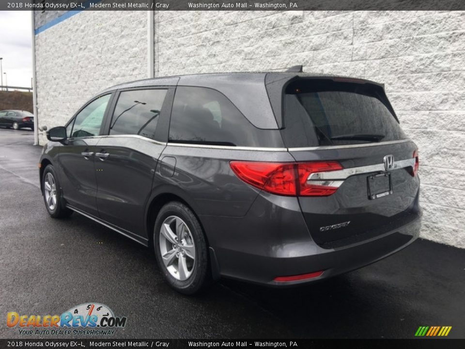 2018 Honda Odyssey EX-L Modern Steel Metallic / Gray Photo #6