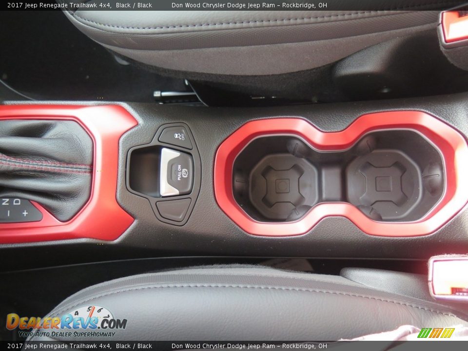 2017 Jeep Renegade Trailhawk 4x4 Black / Black Photo #18