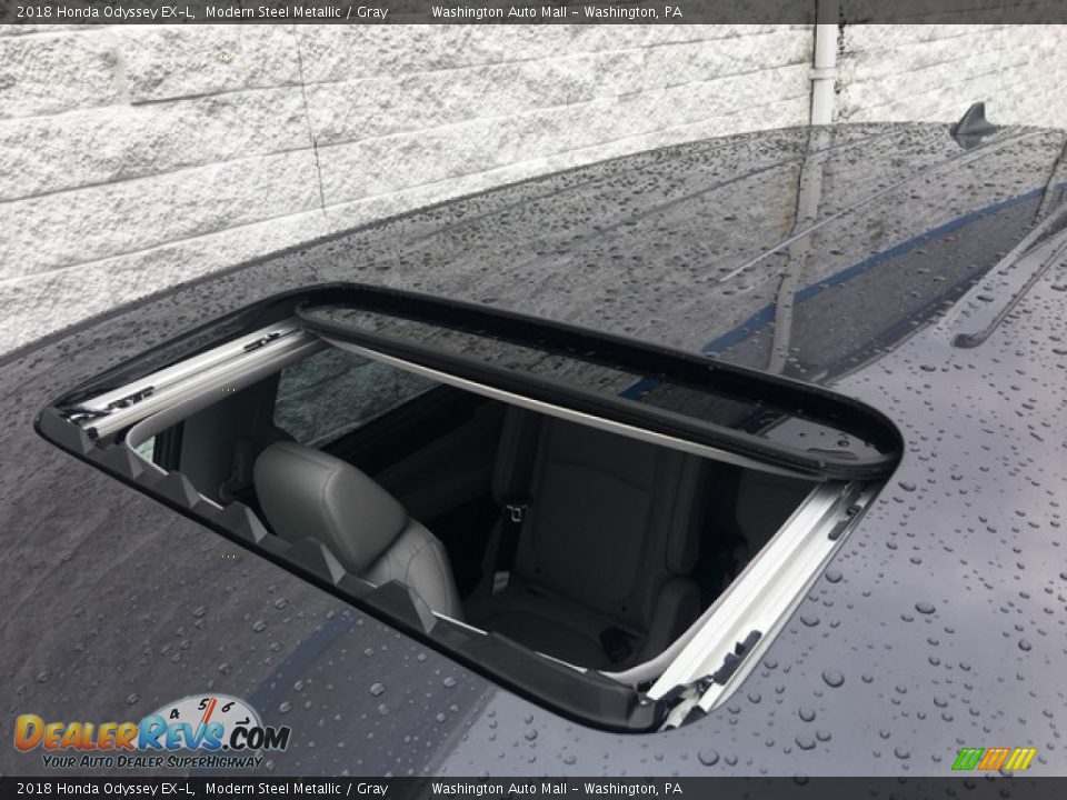 2018 Honda Odyssey EX-L Modern Steel Metallic / Gray Photo #9