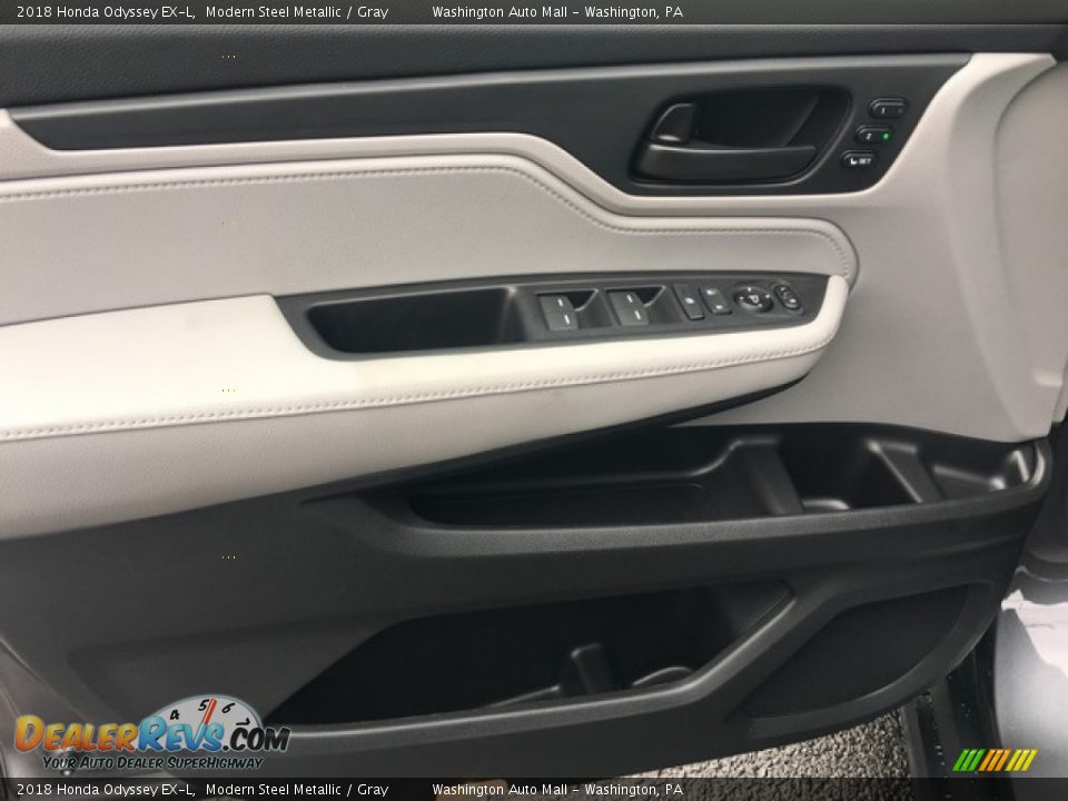 2018 Honda Odyssey EX-L Modern Steel Metallic / Gray Photo #11