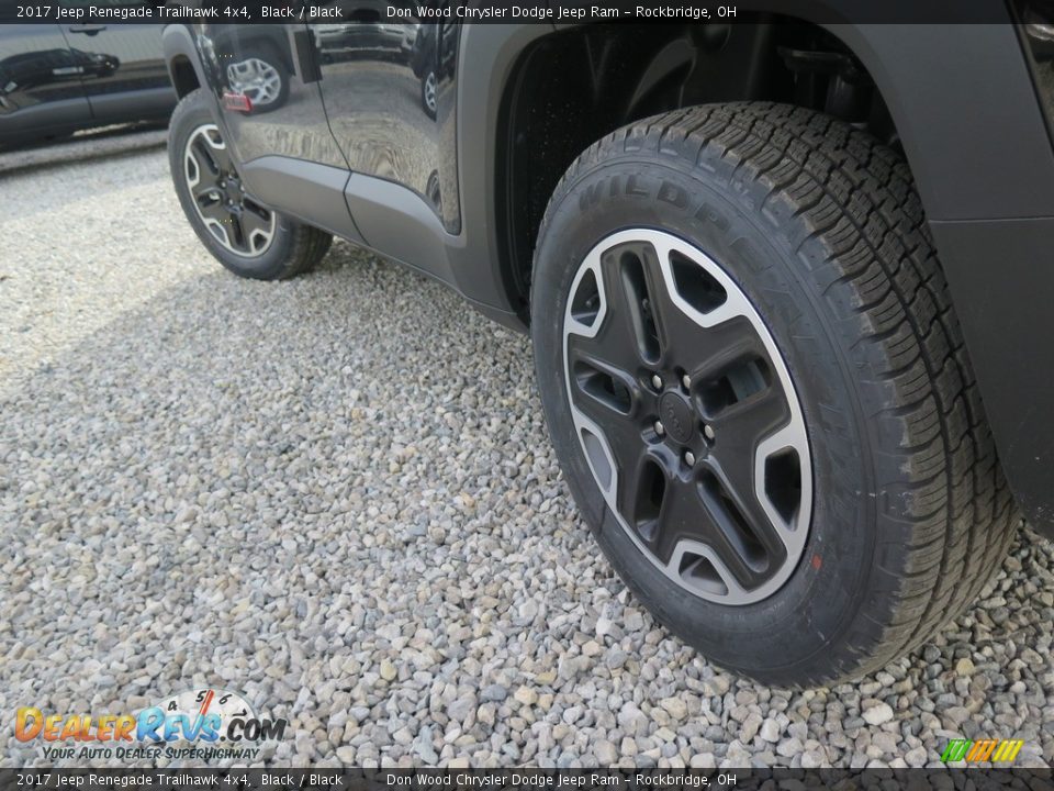 2017 Jeep Renegade Trailhawk 4x4 Black / Black Photo #21