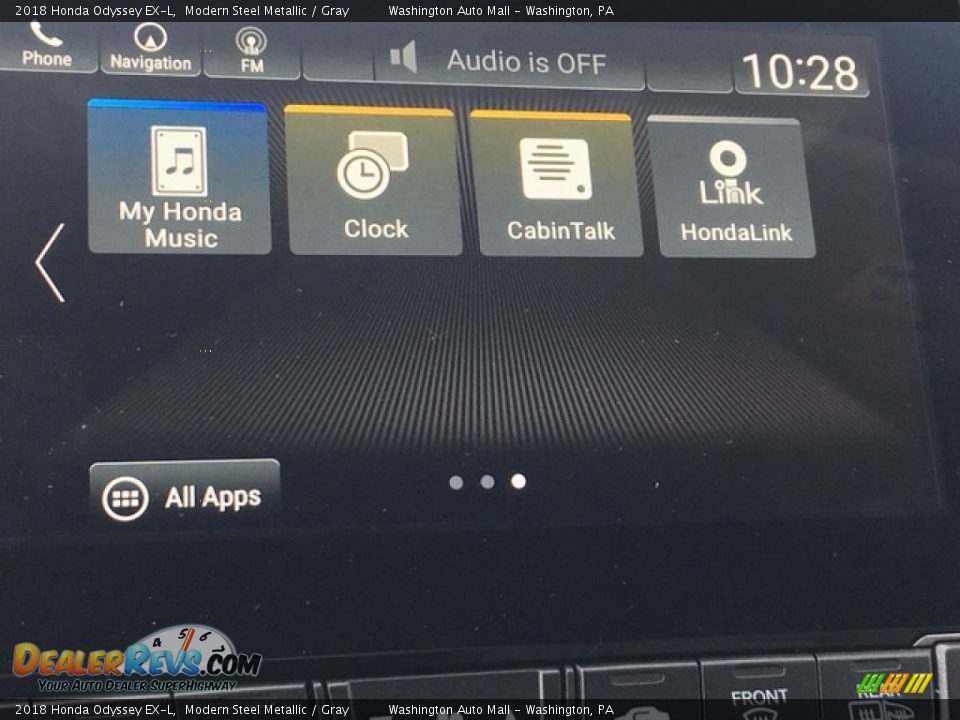 2018 Honda Odyssey EX-L Modern Steel Metallic / Gray Photo #16