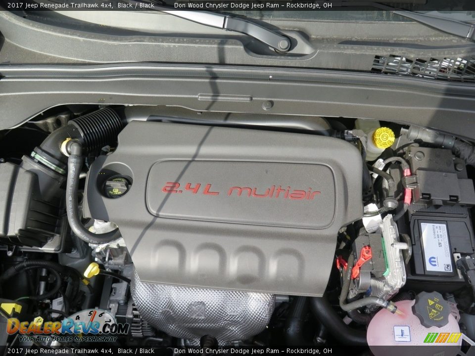 2017 Jeep Renegade Trailhawk 4x4 Black / Black Photo #25