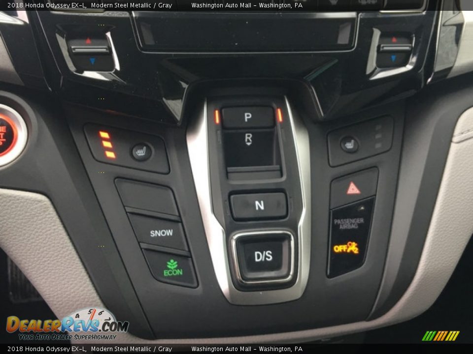 2018 Honda Odyssey EX-L Modern Steel Metallic / Gray Photo #19