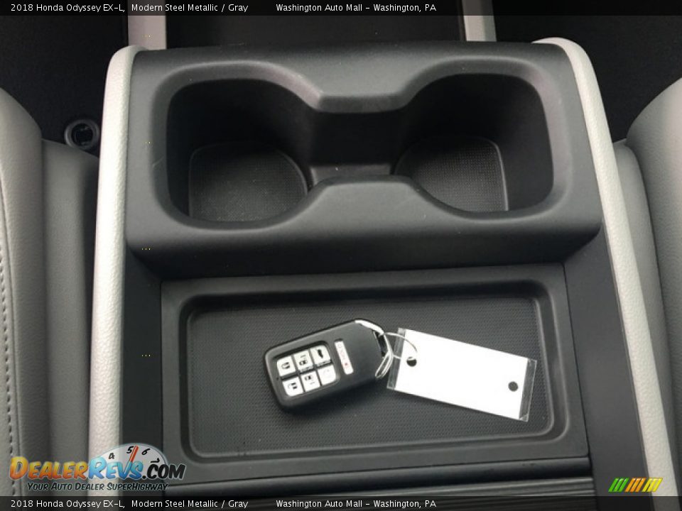 2018 Honda Odyssey EX-L Modern Steel Metallic / Gray Photo #20