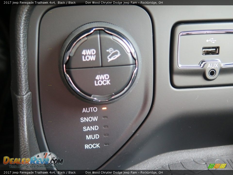 2017 Jeep Renegade Trailhawk 4x4 Black / Black Photo #27