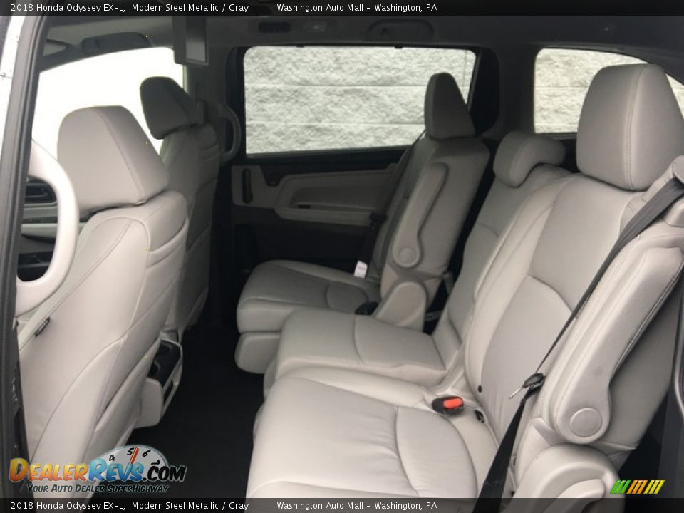 2018 Honda Odyssey EX-L Modern Steel Metallic / Gray Photo #23