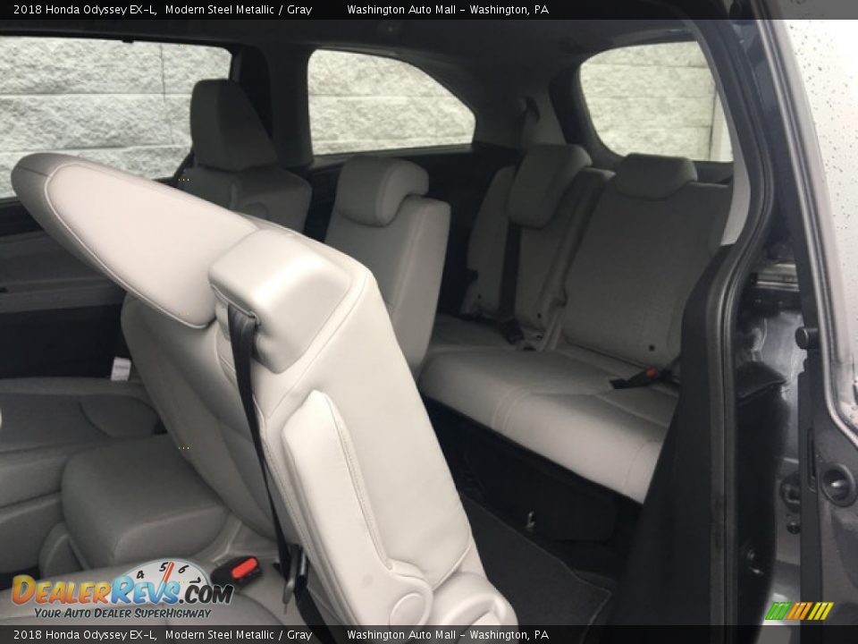 2018 Honda Odyssey EX-L Modern Steel Metallic / Gray Photo #24