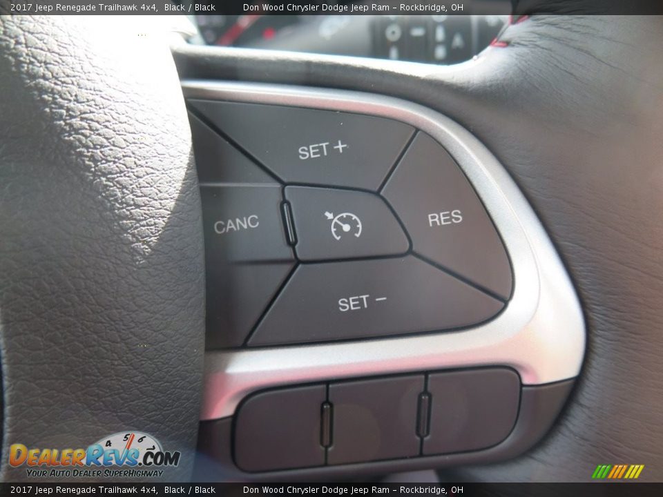 2017 Jeep Renegade Trailhawk 4x4 Black / Black Photo #29