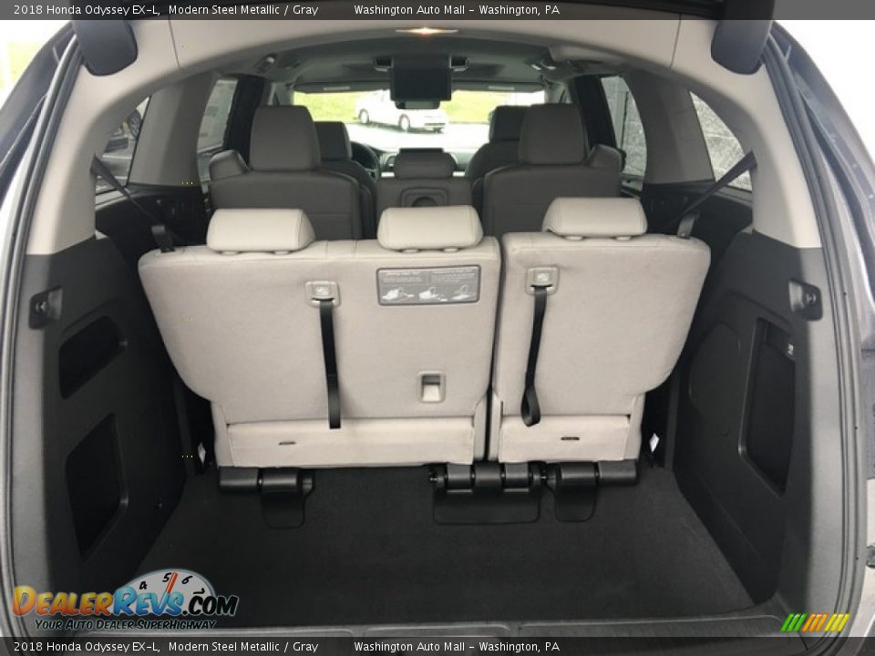 2018 Honda Odyssey EX-L Modern Steel Metallic / Gray Photo #28