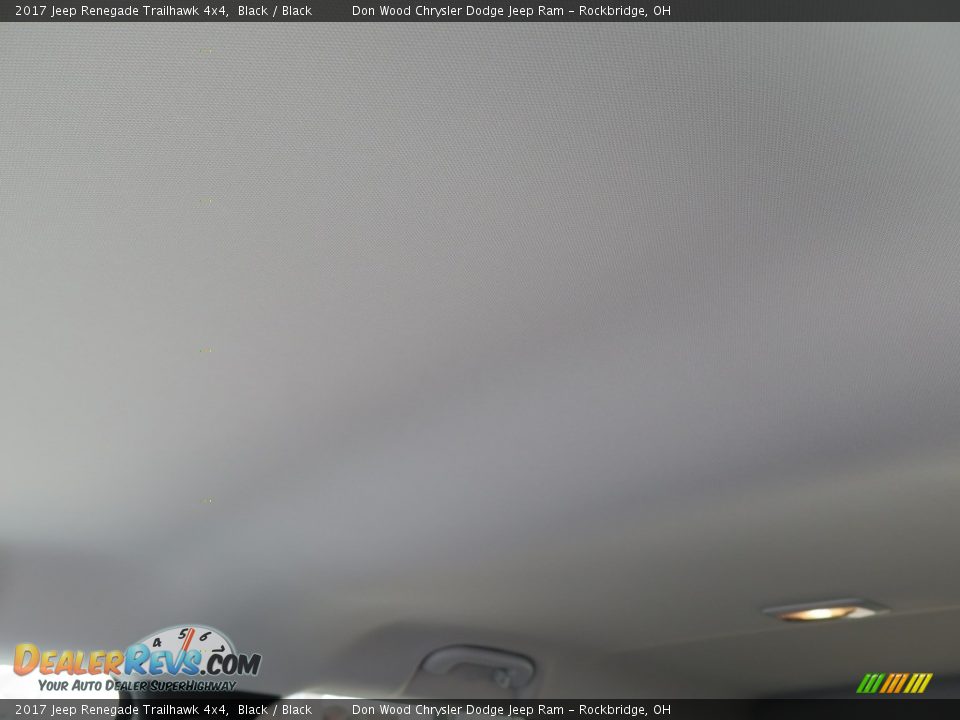 2017 Jeep Renegade Trailhawk 4x4 Black / Black Photo #33