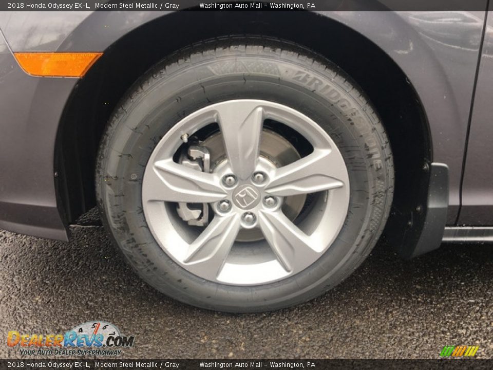 2018 Honda Odyssey EX-L Modern Steel Metallic / Gray Photo #32
