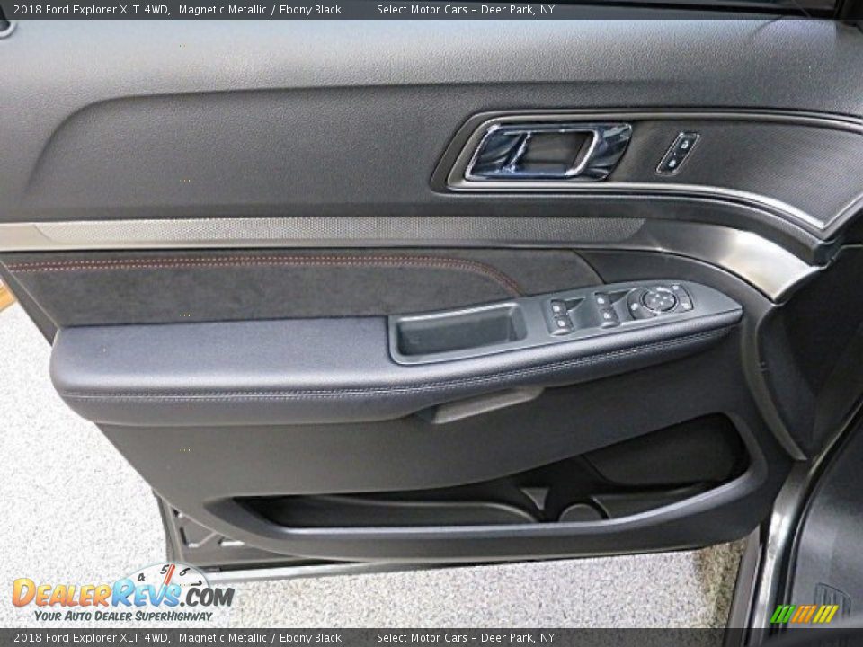 2018 Ford Explorer XLT 4WD Magnetic Metallic / Ebony Black Photo #21
