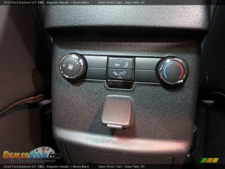 2018 Ford Explorer XLT 4WD Magnetic Metallic / Ebony Black Photo #30