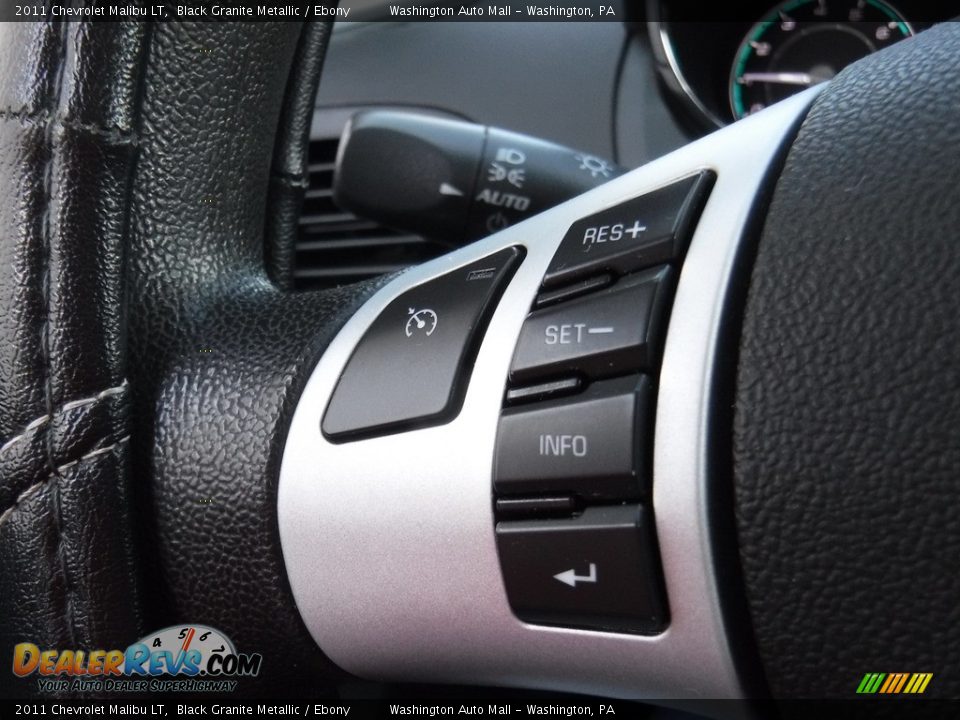 2011 Chevrolet Malibu LT Black Granite Metallic / Ebony Photo #21