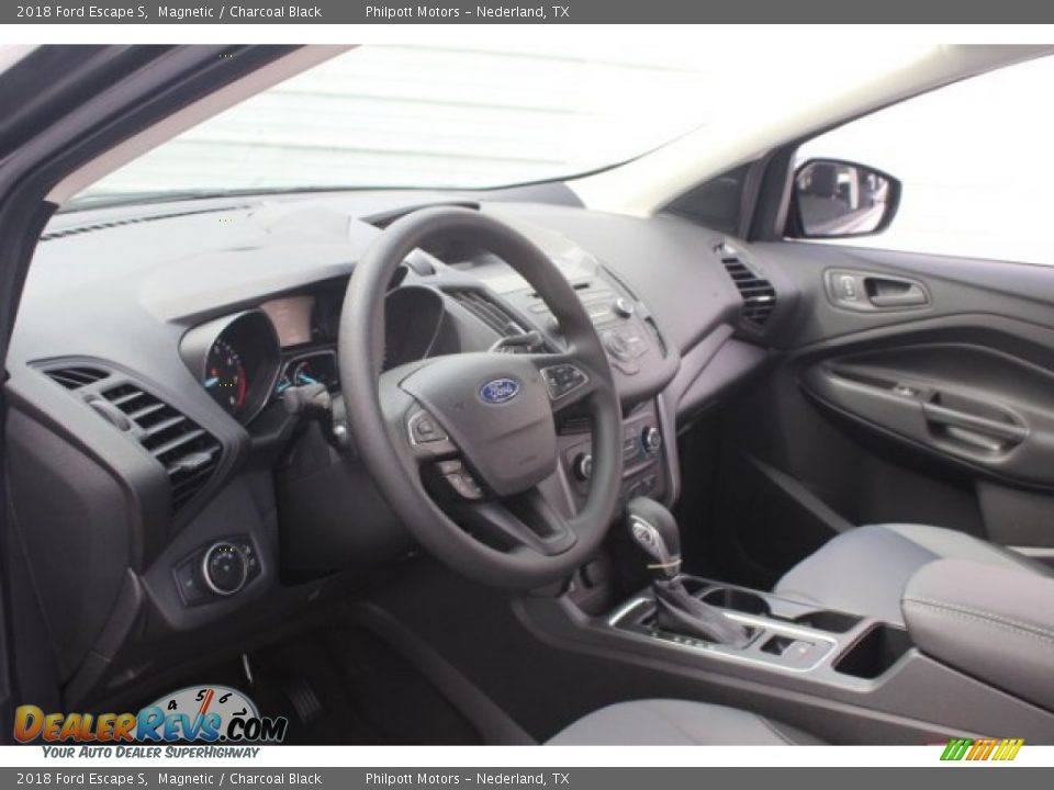 2018 Ford Escape S Magnetic / Charcoal Black Photo #12