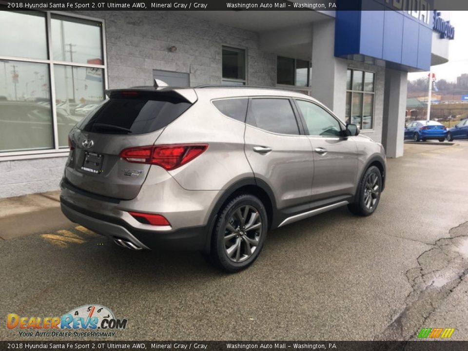 2018 Hyundai Santa Fe Sport 2.0T Ultimate AWD Mineral Gray / Gray Photo #4