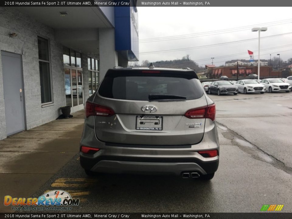 2018 Hyundai Santa Fe Sport 2.0T Ultimate AWD Mineral Gray / Gray Photo #5
