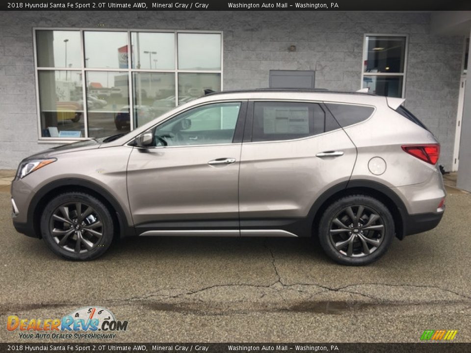 2018 Hyundai Santa Fe Sport 2.0T Ultimate AWD Mineral Gray / Gray Photo #7