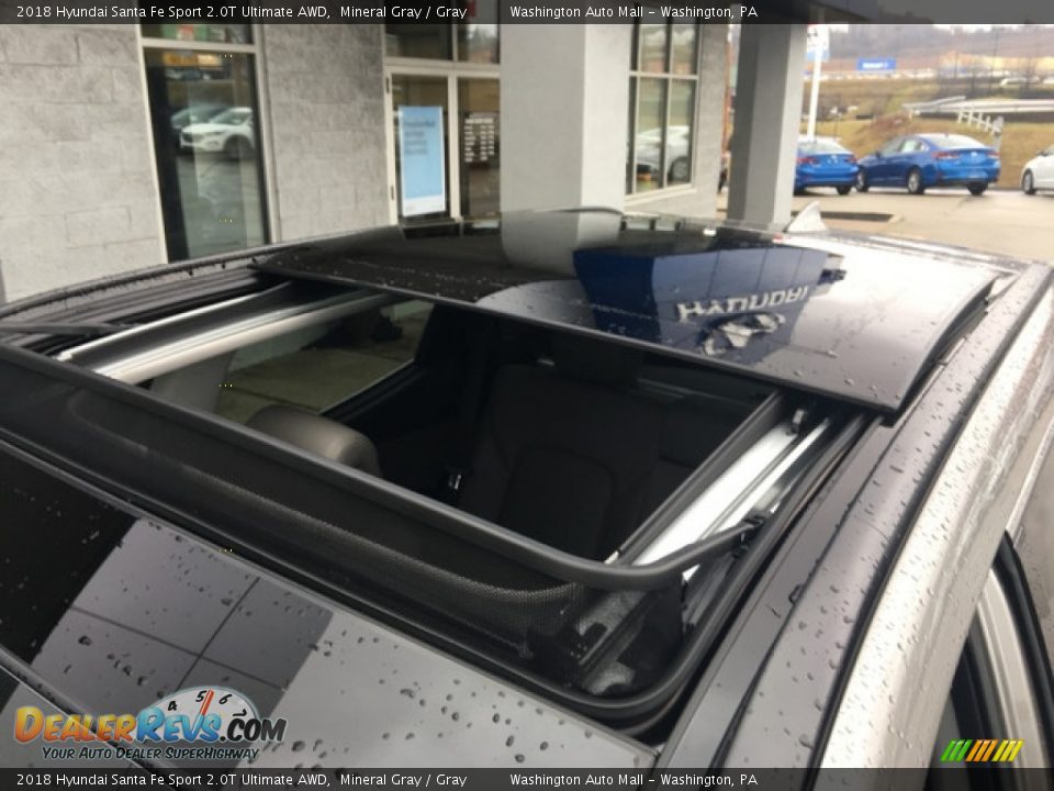 2018 Hyundai Santa Fe Sport 2.0T Ultimate AWD Mineral Gray / Gray Photo #9