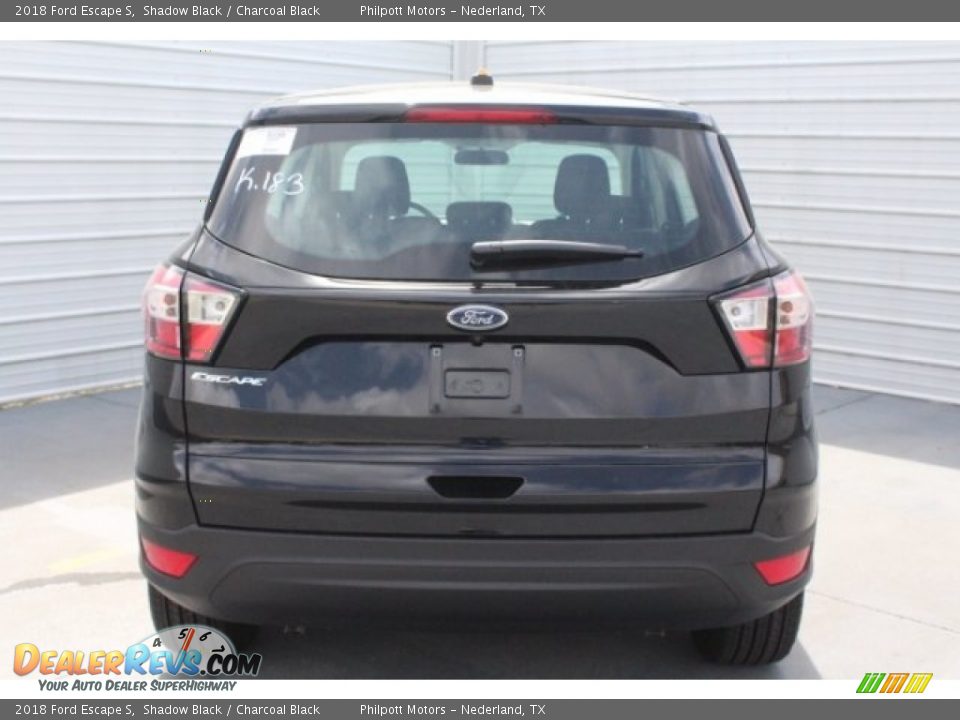 2018 Ford Escape S Shadow Black / Charcoal Black Photo #8