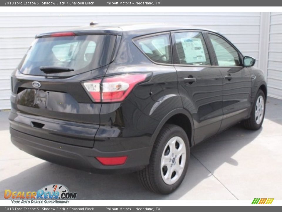 2018 Ford Escape S Shadow Black / Charcoal Black Photo #9