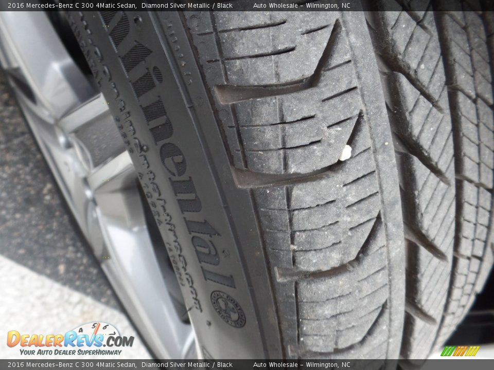 2016 Mercedes-Benz C 300 4Matic Sedan Diamond Silver Metallic / Black Photo #8