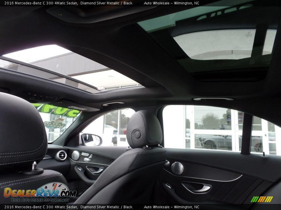 2016 Mercedes-Benz C 300 4Matic Sedan Diamond Silver Metallic / Black Photo #11