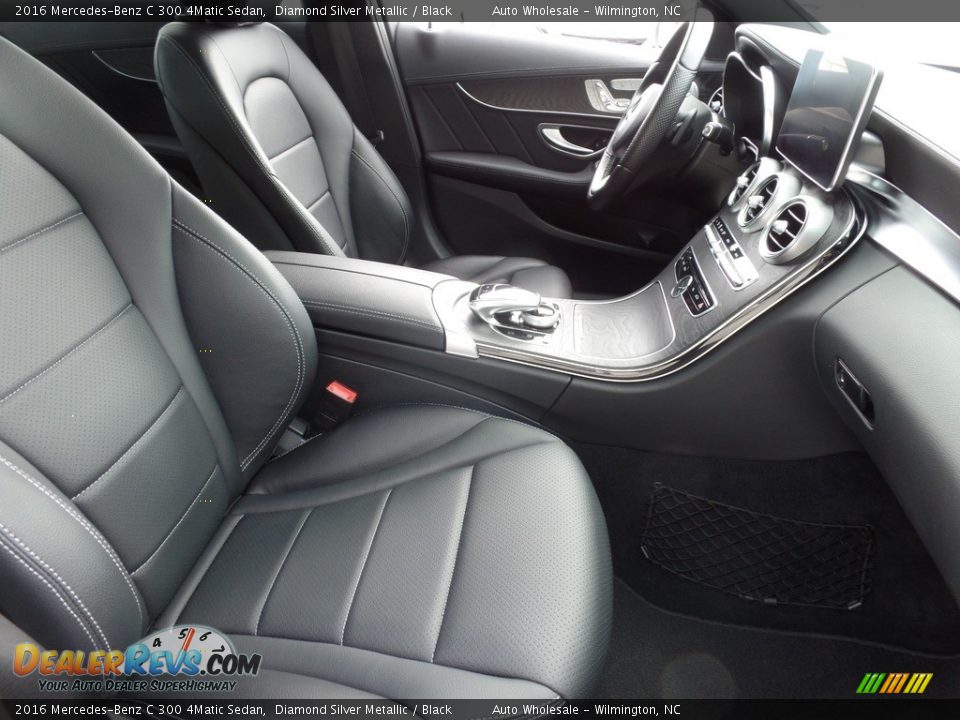 2016 Mercedes-Benz C 300 4Matic Sedan Diamond Silver Metallic / Black Photo #13