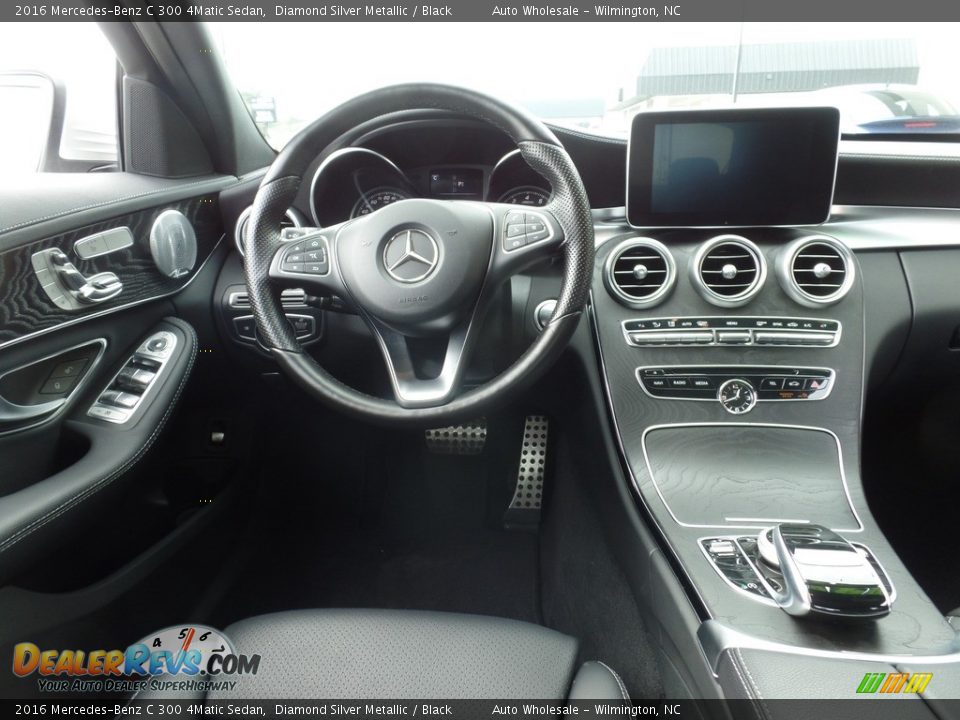 2016 Mercedes-Benz C 300 4Matic Sedan Diamond Silver Metallic / Black Photo #15